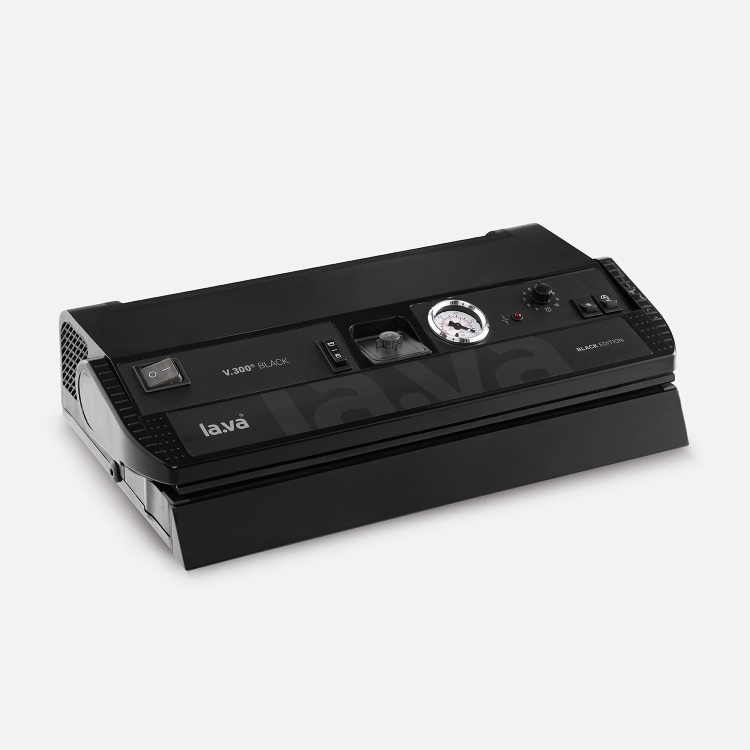 V.300 Black vacuum sealer side view