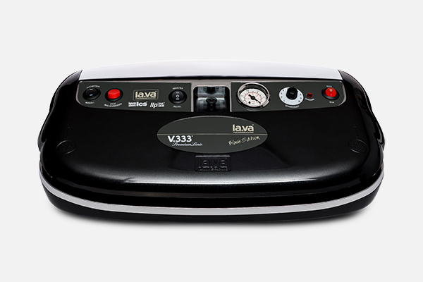 V.333 Black vacuum sealer with closed device flap