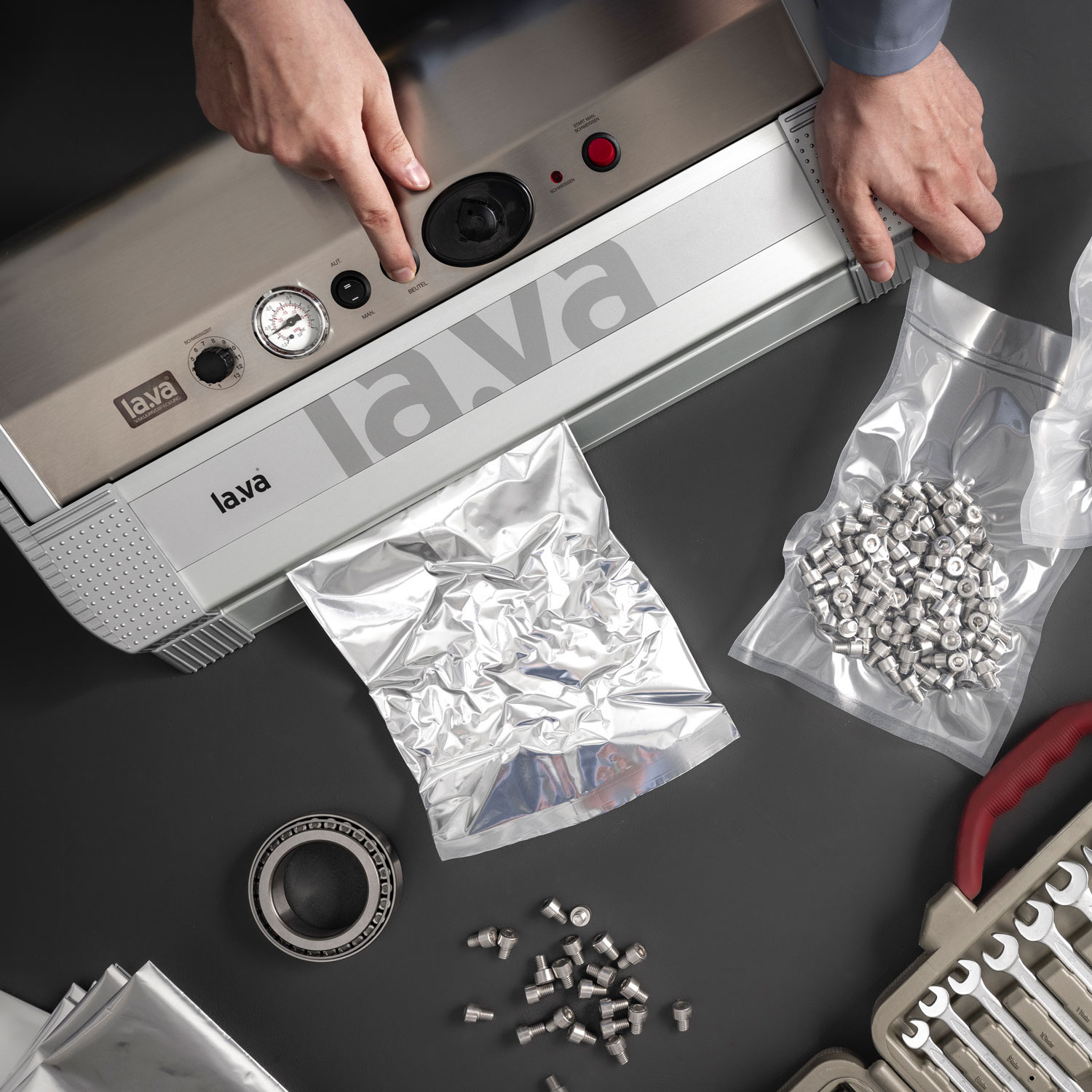 Lava V.200® Premium X vacuum sealer - LED pressure display