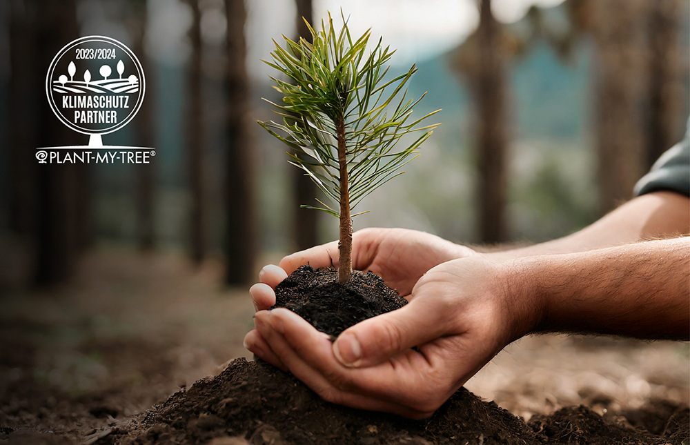Partnership with PLANT-MY-TREE® for reforestation and preservation of our forests