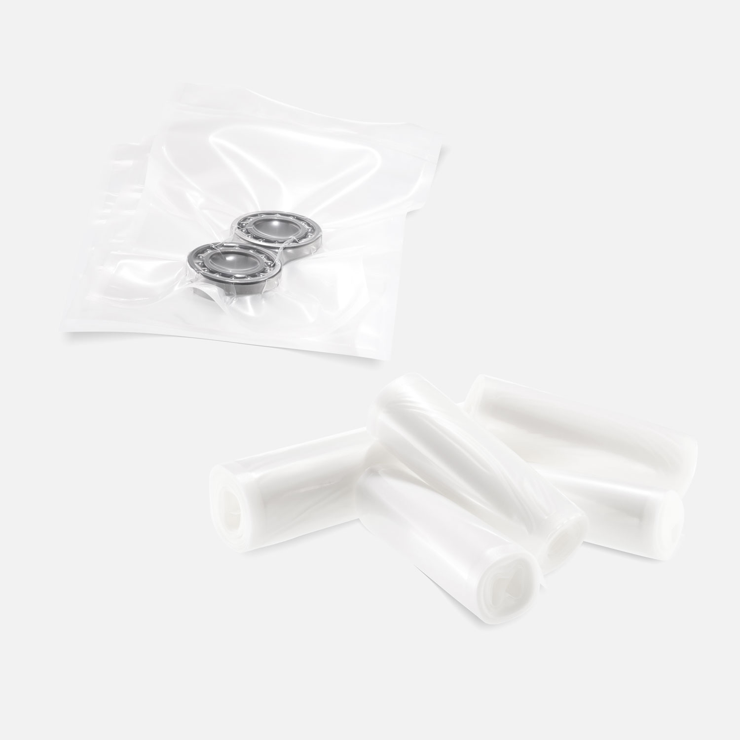 Clear And Black Vacuum Seal Rolls