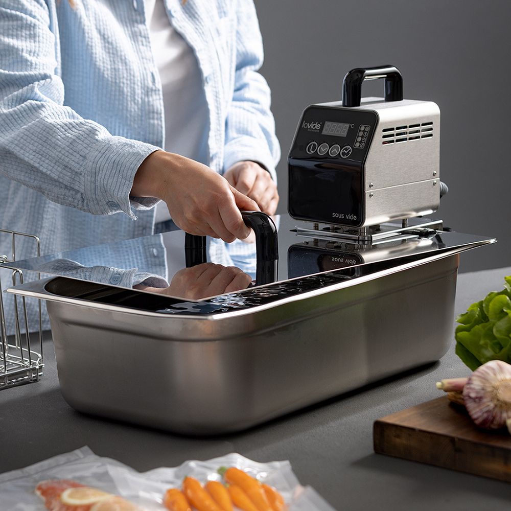 Sous-Vide Edelstahlbecken + Deckel - bei Lava kaufen!