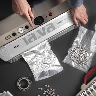 Silver vacuum bags for protecting sensitive components